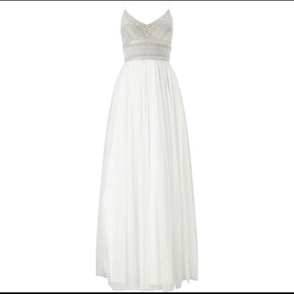 BRAND NEW! ADRIANNA PAPELL SLEEVELESS BEADED DRESS